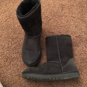Black Ugg boots
